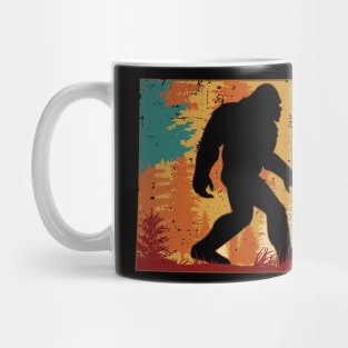 Bigfoot Retro Vintage Sasquatch Wyoming Mug